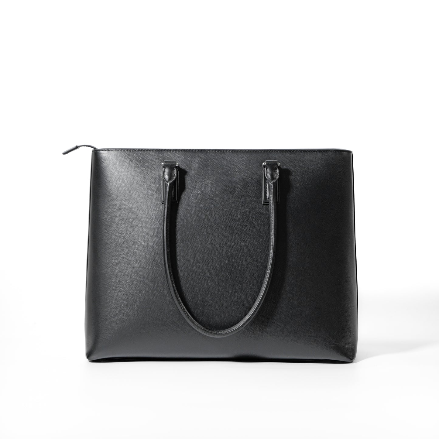 <アウトレット>Italian Saffiano Leather Tote (Black)