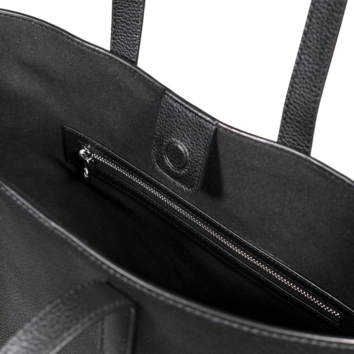 Italian Leather Casual Tote - aucentic