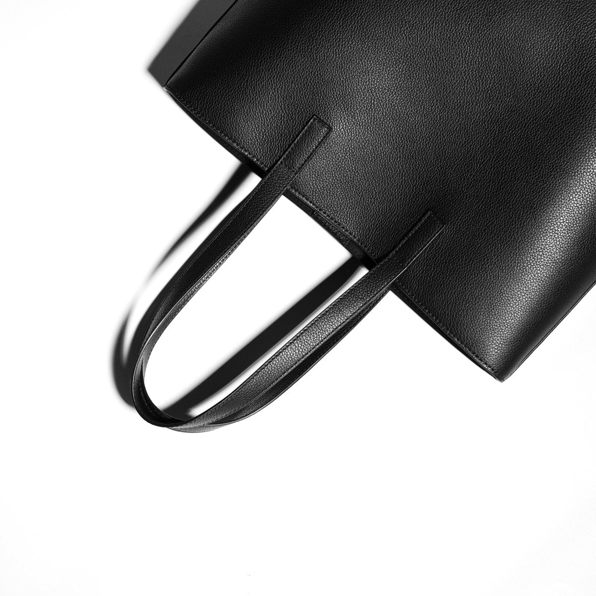 Italian Leather Casual Tote (Beige) - aucentic