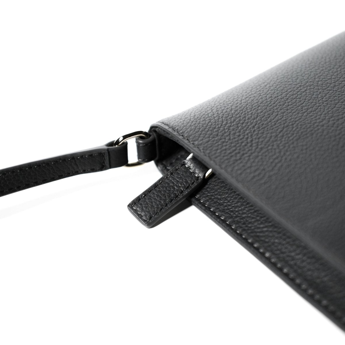 Italian Leather Sacoche (Grey) - aucentic